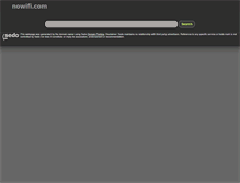 Tablet Screenshot of nowifi.com